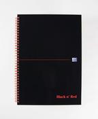 BLACK N' RED A-Z WIREBOUND HARDBACK NOTEBOOK A4 (PACK OF 5) 100080232 image