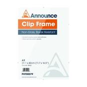 ANNOUNCE METAL CLIP FRAME A3 PHT00079 (PACK OF 1)