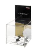 DEFLECTO SUGGESTION BOX WITH SIGN HOLDER (FOR SIGNS UP TO 203 X 375MM) E66001