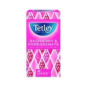 TETLEY RASPBERRY AND POMEGRANATE TEA BAGS (PACK OF 25) 1580A