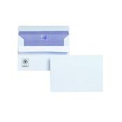 PLUS FABRIC C6 ENVELOPE WALLET SELF SEAL 120GSM WHITE (PACK OF 500) F23470