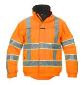 HYDROWEAR INDIA HIGH VISIBILITY GLOW IN DARK PILOT JACKET ORANGE M (PACK OF 1) image