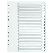 Q-CONNECT 1-31 INDEX MULTI-PUNCHED POLYPROPYLENE WHITE A4 KF01357