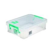 STORESTACK 2.3 LITRE STORAGE BOX W260XD190XH70MM CLEAR RB90119 image