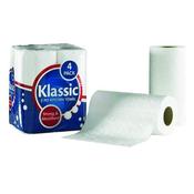 KLASSIC 2-PLY KITCHEN ROLL WHITE (PACK OF 4 ROLLS)
