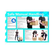 SAFE MANUAL HANDLING POSTER 420X594MM WC245 (PACK OF 1)