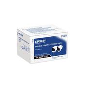 EPSON S050751 BLACK TONER CARTRIDGE TWIN PACK (PACK OF 2) C13S050751 image