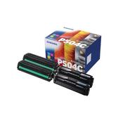 SAMSUNG CLT-P504C CYMK STANDARD YIELD TONER CARTRIDGE (PACK OF 4) SU400A image