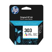 HP ORIGINAL 303 TRI COLOUR INK CARTRIDGE (CAPACITY: 200 PAGES) T6N01AE image