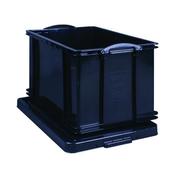 REALLY USEFUL 84L RECYCLED PLASTIC STORAGE BOX BLACK 84BLACK R