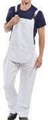 BEESWIFT COTTON DRILL BIB AND BRACE WHITE 32 (PACK OF 1)