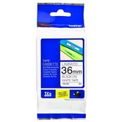 BROTHER P-TOUCH TZ LABELLING TAPE 36MM BLACK ON WHITE TZE261 (PACK OF 1) image