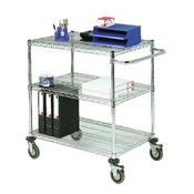 MOBILE TROLLEY 3-TIER CHROME 372998
