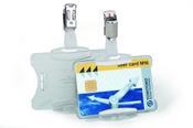 DURABLE SECURITY PASS HOLDER WITH CLIP CLEAR (PACK OF 25) 8118/19