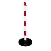 DEMARCATION BARRIER CHAIN SUPPORT POST RED/WHITE 404046