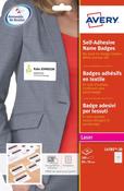 AVERY SELF ADHESIVE NAME BADGE 10 PER SHEET WHITE (PACK OF 200) L4785-20 (PACK OF 20 SHEETS)