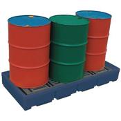 PALLET SUMP POLY 2 DRUM CAPACITY BLUE 321622