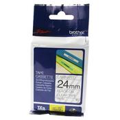 BROTHER P-TOUCH 24MM BLACK ON CLEAR TZE151 LABELLING TAPE (PACK OF 1)