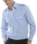 BEESWIFT PILOT SHIRT LONG SLEEVE SKY BLUE 15.5 (PACK OF 1) image