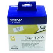 BROTHER BLACK ON WHITE PAPER SMALL ADDRESS LABELS (PACK OF 800) DK11209 image