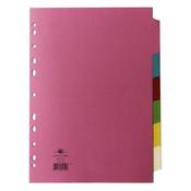CONCORD DIVIDER 6-PART A4 160GSM MULTICOLOURED 70699/J6