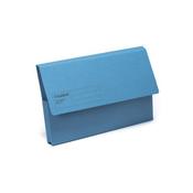 EXACOMPTA GUILDHALL DOCUMENT WALLET FOOLSCAP BLUE (PACK OF 50) GDW1-BLU