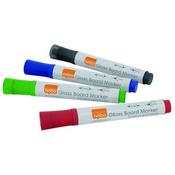 NOBO GLASS WHITEBOARD MARKERS ASSORTED (PACK OF 4) 1905323 image