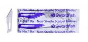 SWORDFISH SCALPEL BLADES NO.10A METAL (PACK OF 100) 43802