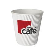 MYCAFE 12OZ RIPPLE WALL HOT CUPS (PACK OF 500 CUPS) HVRWPA12V