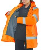 BEESWIFT HIGH VISIBILITY FLEECE LINED TRAFFIC JACKET ORANGE 2XL (PACK OF 1) image