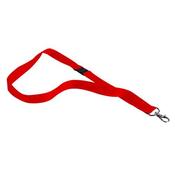 ANNOUNCE TEXTILE BADGE NECKLACE RED (PACK OF 10) AA03629