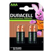DURACELL STAY CHARGED RECHARGEABLE AAA NIMH 900MAH BATTERIES (PACK OF 4) 81364750