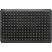 DOORTEX ANTI-FATIGUEMAT MAT RUBBER BEVELLED EDGE BUBBLE TEXTURE 610X910MM BLACK REF FCAF6191