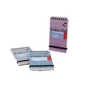PUKKA PAD RULED WIREBOUND METALLIC POCKET NOTEBOOK 100 PAGES A7 (PACK OF 6) 6254-MET image