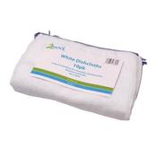 2WORK DISHCLOTH 300X400MM WHITE (PACK OF 10) 100212