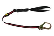 HONEYWELL ARC FLASH SINGLE REBAR HOOK LANYARD BLACK / RED 1.8M (PACK OF 1) image