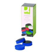 Q-CONNECT ROUND MAGNET 25MM BLUE (PACK OF 10) KF02640