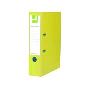 Q-CONNECT 70MM LEVER ARCH FILE POLYPROPYLENE FOOLSCAP YELLOW (PACK OF 10) KF01476