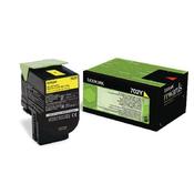 LEXMARK 702Y YELLOW TONER CARTRIDGE 70C20Y0 image