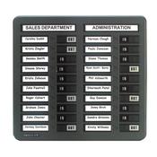 INDESIGN 20 NAMES IN/OUT BOARD GREY WPIT20I