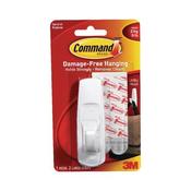 3M COMMAND ADHESIVE HOOK LARGE WHITE 17003 (PACK OF 1)
