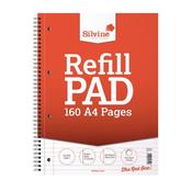 SILVINE SIDEBOUND WIRE LINED REFILL PAD A4 160 PAGES (PACK OF 6) S80Y image
