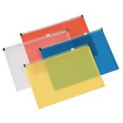 Q-CONNECT DOCUMENT ZIP WALLET A5 ASSORTED (PACK OF 20 WALLETS) KF16553