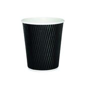 25CL BLACK RIPPLE CUP (PACK OF 500 CUPS) HVRWBPA08