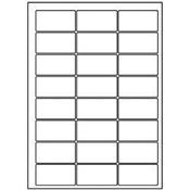 NTS HIGH QUALITY LABELS FOR LASER, COPIER &amp; INKJET 24 PER SHEET 63.5 X 33.9MM (PACK OF 100 SHEETS)