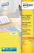 AVERY LASER MINI LABELS 84 PER SHEET WHITE (PACK OF 8400) L7656-100 (PACK OF 100 SHEETS)