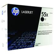 HP 55X BLACK HIGH YIELD LASERJET TONER CARTRIDGE CE255X