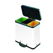 TRENTO OKO 3X9L RECYCLING BIN WHITE 357453