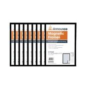 ANNOUNCE MAGNETIC FRAME A4 BLACK (PACK OF 10) AA01848