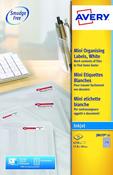 AVERY INKJET MINI LABELS 270 PER SHEET WHITE (PACK OF 6750) J8659-25 (PACK OF 25 SHEETS)